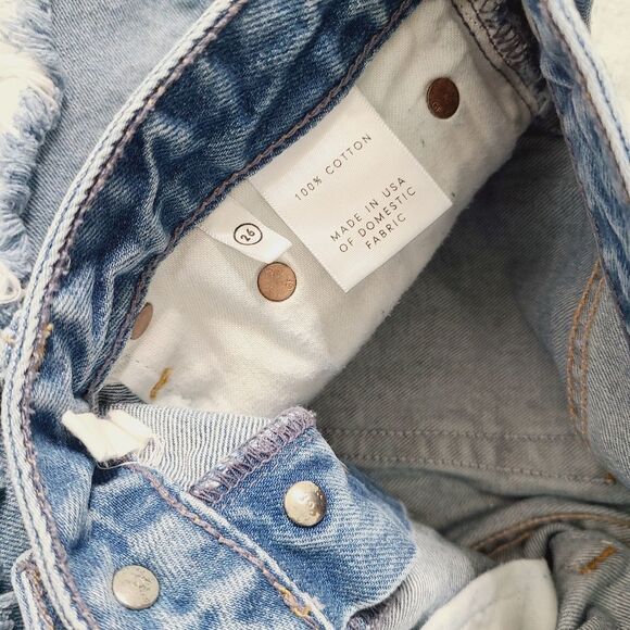 GRLFRND Cindy Psychedelic Shack Jean shorts - Picture 5 of 6